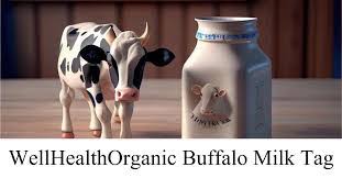 wellhealthorganic buffalo milk tag